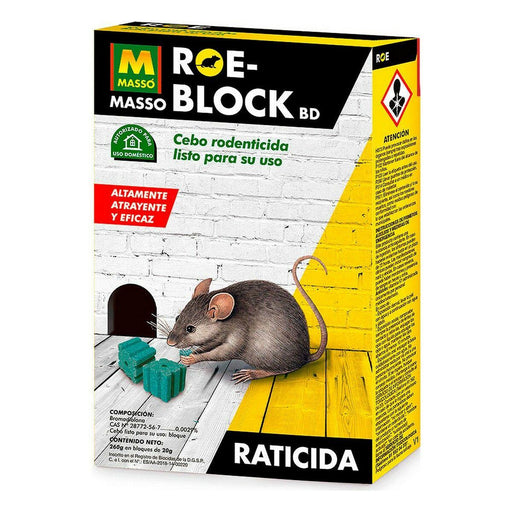 Raticida Massó Roe-block 260 g - Smart Shop online