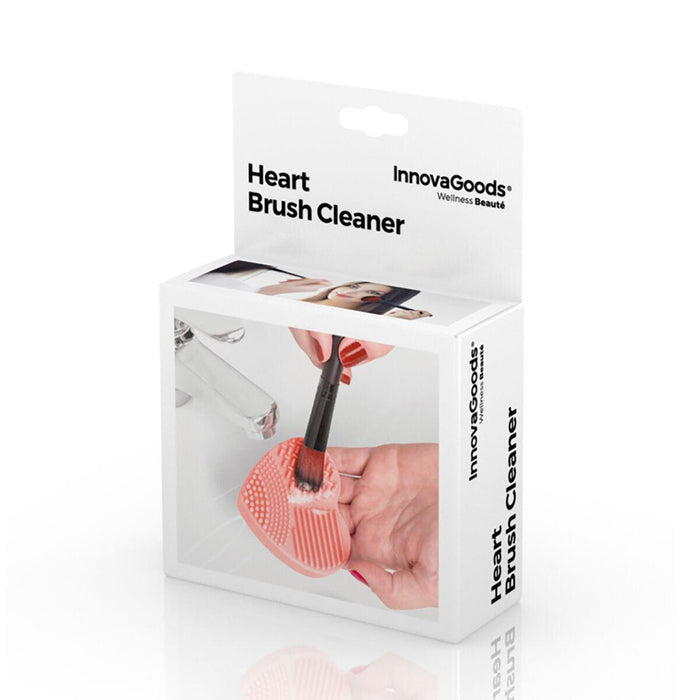 Limpiador de Brochas de Maquillaje Heart InnovaGoods - Smart Shop online