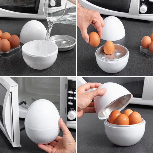 Cuecehuevos para Microondas con Recetario Boilegg InnovaGoods - Smart Shop online