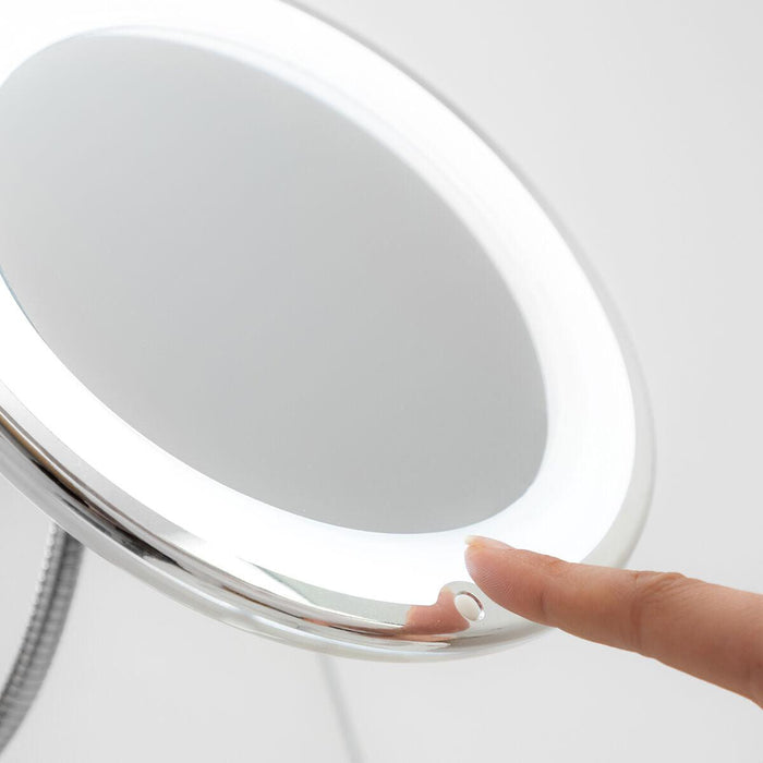 Espejo de Aumento LED con Brazo Flexible y Ventosa Mizoom InnovaGoods - Smart Shop online