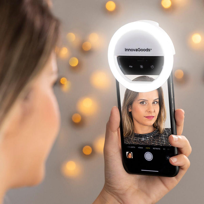 Aro de Luz para Selfie Recargable Instahoop InnovaGoods - Smart Shop online