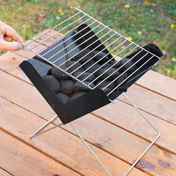 Mini Barbacoa Plegable Portátil para Carbón Foldecue InnovaGoods - Smart Shop online