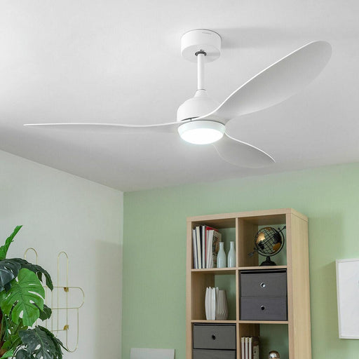 Ventilador de Techo con Luz LED y 3 Aspas ABS Flaled InnovaGoods Blanco 36 W - Smart Shop online